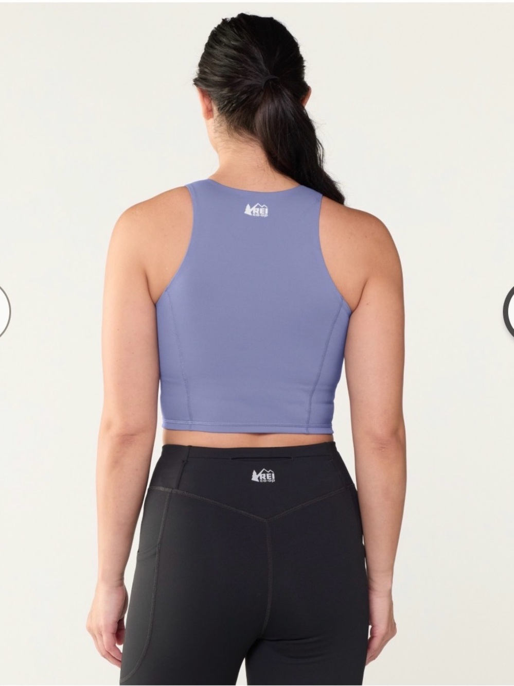 REI Active Pursuits Crop Tank Top - Horizon Purple - Picture 3 of 10